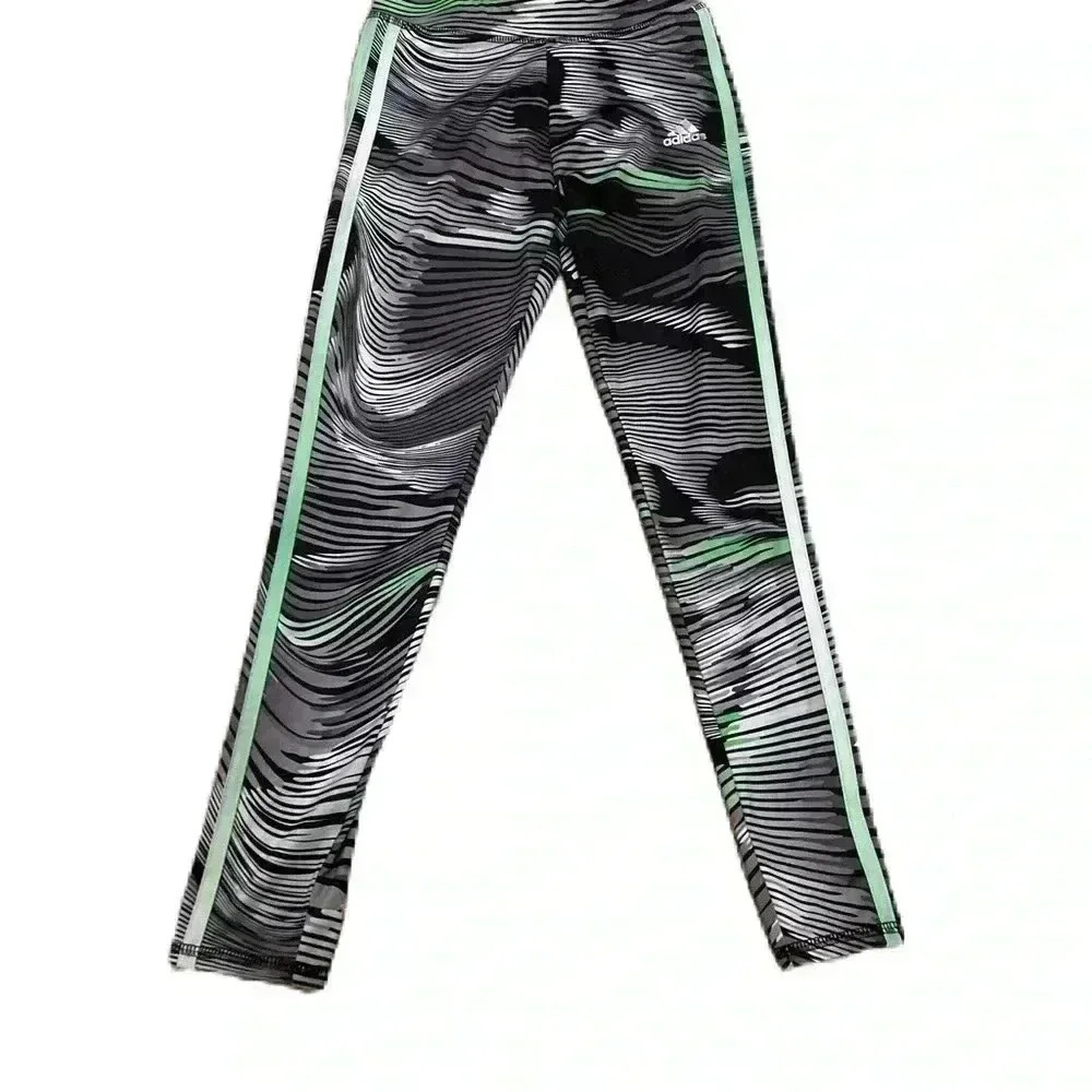 Adidas Girls Leggings Size M - Picture 2 of 7
